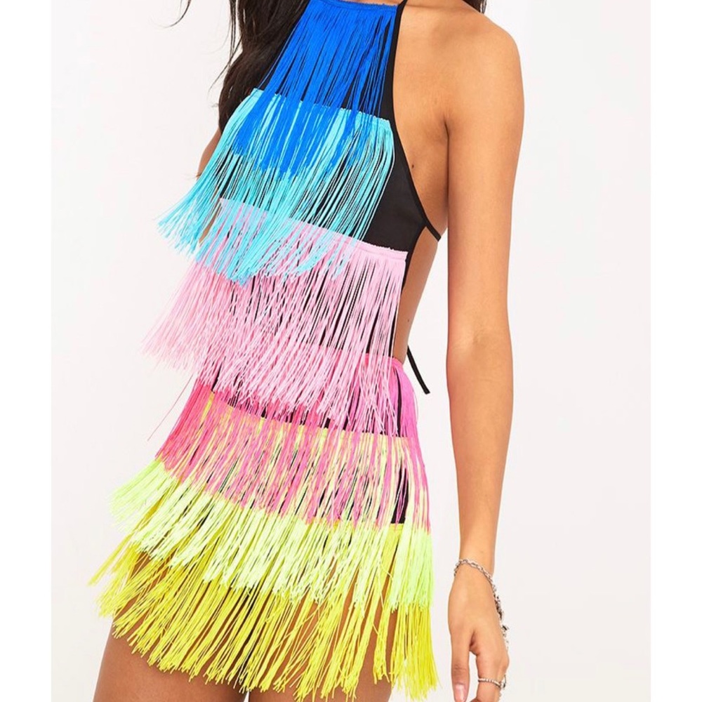 Prettylittlething Tassel Romper